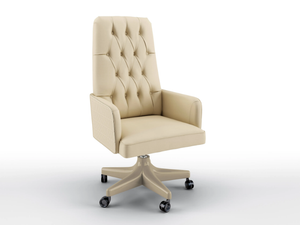 ATLANTYS - Leather executive chair with armrests _ BRUNO ZAMPA